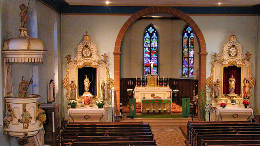 Eglise de Riedseltz, intérieur